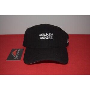 Disney X New Era Mickey Mouse Script Velcroback 9Forty RARE not Marvel VHS